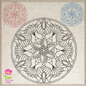 Mandala Machine Embroidery Design – Lace-Inspired Floral Mandala, Spiritual Line Art Pattern, 8 Sizes (0558)
