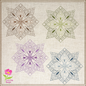 Mandala Machine Embroidery Design – Intricate Lace Floral Pattern, Spiritual Line Art Embroidery, 8 Sizes (0559)