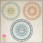 Mandala Machine Embroidery Design – Sun Mandala Line Art, Lace-Inspired Spiritual Embroidery, 8 Sizes (0564)