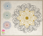 Mandala Machine Embroidery Design – Intricate Lace Floral Pattern, Spiritual Line Art Embroidery, 6 Sizes (0671)
