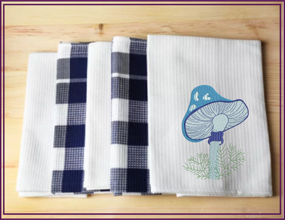 Mushroom Embroidery Design. Mushroom Machine Embroidery Pattern, Wild Mushroom Embroidery, 10 Sizes (0247)