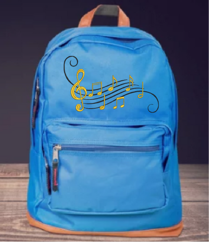 Music Note Machine Embroidery Design – Treble Clef & Musical Chord Pattern, 10 Sizes(0503)