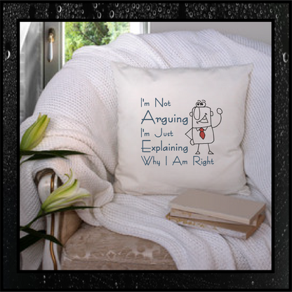 I’m Not Arguing Just Explaining Machine Embroidery Design | Funny Sayings Quote Pattern | Humor Embroidery Design | 8 Sizes (0655)