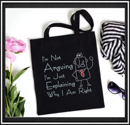 I’m Not Arguing Just Explaining Machine Embroidery Design | Funny Sayings Quote Pattern | Humor Embroidery Design | 8 Sizes (0655)