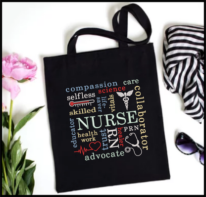 Nurse Inspirational Words Machine Embroidery Design | Medical Support Quote Embroidery | Nursing Appreciation Design | 6 Sizes (0781)