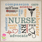 Nurse Inspirational Words Machine Embroidery Design | Medical Support Quote Embroidery | Nursing Appreciation Design | 6 Sizes (0781)