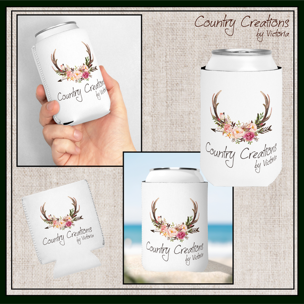 Country Creations 12 oz Can Cooler Sleeve – Collapsible Neoprene Beverage Holder (P6030)