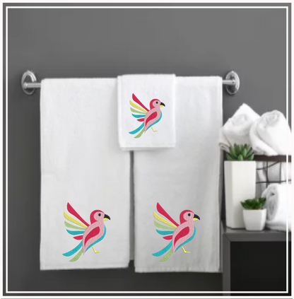 Parrot Machine Embroidery Design, Bird Embroidery Design, Tropical Jungle Bird Embroidery Design, Machine Embroidery Design, 8 Sizes (0113)