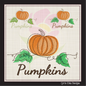 Pumpkin Machine Embroidery Design | Autumn Fall Garden Fruit Pattern | Seasonal Digital Embroidery | 8 Sizes (0993)
