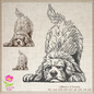Playful Puppy Machine Embroidery Sketch Design – Dog Line Art, Pet Dog Embroidery Pattern, 6 Size (0515)