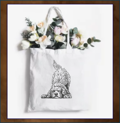 Playful Puppy Machine Embroidery Sketch Design – Dog Line Art, Pet Dog Embroidery Pattern, 6 Size (0515)