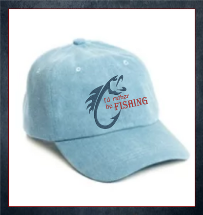 I’d Rather be Fishing Machine Embroidery Design, Sport Fishing Embroidery, Fish and Hook Design, Vocation Design Pattern, 6 Sizes (0495)