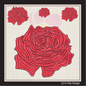 Roses Machine Embroidery Design – Elegant Red Floral Bouquet, Garden Rose Pattern, 6 Sizes (1035)