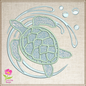Sea Turtle Machine Embroidery Design – Ocean Tortoise Marine Animal Stitch File, 6 Sizes (0151)