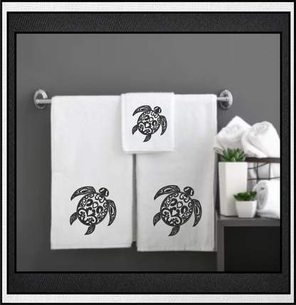 Sea Turtle machine Embroidery Design, Sea Turtle Tattoo, Machine Embroidery Design, Animal Embroidery, Reptile Embroidery, 8 Sizes (0300)