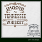 Smooth as Tennessee Whiskey Machine Embroidery Design | Classic Country Saying for T-Shirts, Towels & More | 6 Sizes (1722)