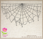Spider Web Machine Embroidery Design – Line Art Halloween Web Embroidery, 8 Sizes (2404)