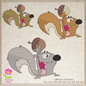 Squirrel Machine Embroidery Design, Squirrel with Acorn Design, Animal Embroidery Designs, Woodland Animals Embroidery,  6 Sizes (0372)