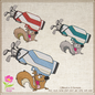 Squirrel Running with Golf Bag Embroidery Design – Cartoon Animal Golfer, Sporty Fun Stitch, 6 Sizes (2017)