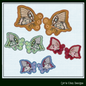 Clockwork Butterfly Machine Embroidery Design – Steampunk ITH Butterfly Shoe Wing Charms – 4x4 & 5x7 Hoop (2094)