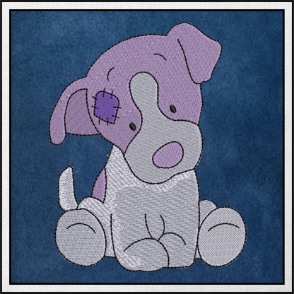 Stuffed Toy Dog Machine Embroidery Design for Babies and Kids | Vintage Plush Puppy Pattern | Blue Nose Tatty Teddy Inspired Design | 6 Sizes (0768) (Copy)