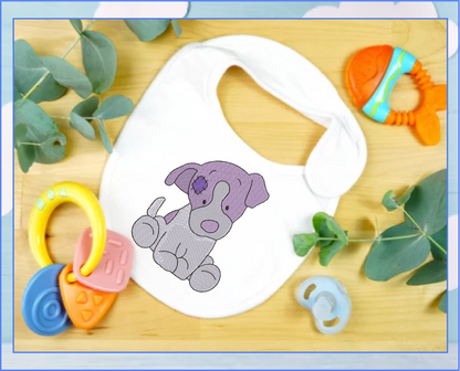 Stuffed Toy Dog Machine Embroidery Design for Babies and Kids | Vintage Plush Puppy Pattern | Blue Nose Tatty Teddy Inspired Design | 6 Sizes (0768) (Copy)