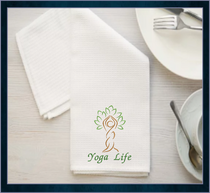 Yoga Life Machine Embroidery Design - Tree of Life Yoga Pose, Fitness & Wellness Embroidery File, 8 Sizes (0625)