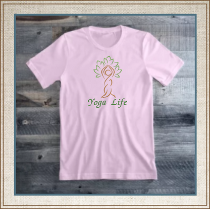 Yoga Life Machine Embroidery Design - Tree of Life Yoga Pose, Fitness & Wellness Embroidery File, 8 Sizes (0625)