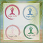 Yoga Life Machine Embroidery Design - Yoga Pose Embroidery - Sports and Fitness Embroidery Designs, 8 Sizes (0626)