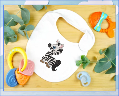 Zebra Machine Embroidery Design – Cartoon Zebra for Baby & Kids – Cute Jungle Animal Embroidery – 6 Sizes (0229)