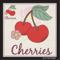 Cherries with Blossom Machine Embroidery Design | Summer Fruit Artistic Drawing | Fruit and Vegetables Design | 8 Sizes (0949)