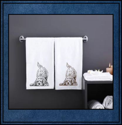 Playful Puppy Machine Embroidery Sketch Design – Dog Line Art, Pet Dog Embroidery Pattern, 6 Size (0515)