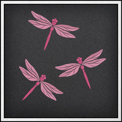 Dragonfly Machine Embroidery Design – Garden Insect & Bee Embroidery Pattern, 6 Sizes (0553)