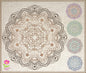 Mandala Lace Machine Embroidery Design | Pattern Swirls Embroidery | Mandala Line Art | Spiritual Design | 6 Sizes (0684)