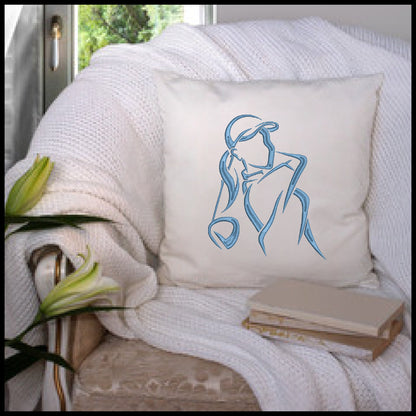 Lady Golfer Silhouette Machine Embroidery Design | Women’s Golf Sport Design | Golfing Embroidery Pattern | 6 Sizes (0702)