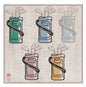 Golf Bag Machine Embroidery Design, Golf Club and Bag Design, Golf Sport Embroidery, Sport Equipment, 8 Sizes (0203)