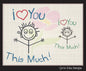 I Love You This Much – Stick Figure Machine Embroidery Design | Cute Kid Saying, 8 Sizes (1141)