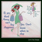 Shopping Machine Embroidery Design | “You Can’t Buy Happiness, But You Can Go Shopping” Funny Quote | Sassy Saying, 6 Sizes (1907)