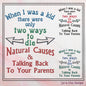 When I Was A Kid Machine Embroidery Design. Two Ways To Die Sarcastic and Funny Embroidery Quotes, 6 Sizes (2344)
