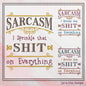 I Sprinkle Sarcasm on Everything Machine Embroidery Design, Funny Sarcastic Sayings Design, 6 Sizes (2324)