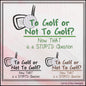 Golf Saying Machine Embroidery Design, Sarcastic Golf Quote Pattern, Sport Embroidery, Golf Lover Gift, 6 Sizes (2966)