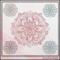 Floral Mandala Machine Embroidery Design | Artistic Symbolism Stitch Pattern, 6 Sizes (3019)