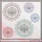 Lotus Mandala Machine Embroidery Design, Artistic Symbolism Stitch, Harmonic and Balanced Line Art Pattern, 6 Sizes (3021)
