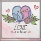 Love Bird Machine Embroidery Design – Valentine’s Day Holiday Pattern, Love Is in the Air Romantic Design, 6 Sizes (3135)